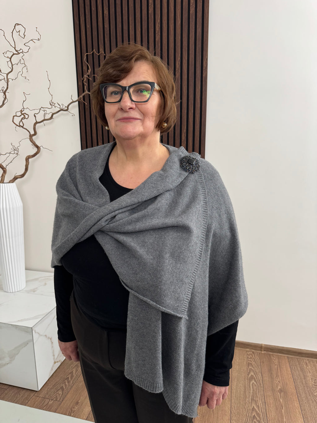 Lana Wool & Cashmere Blend Shawl